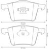 BENDIX 573199B Brake Pad Set, disc brake